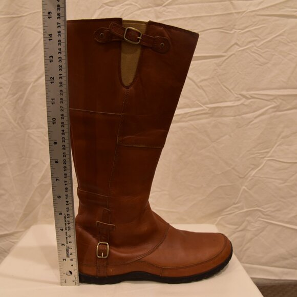 Brown Leather Women's Boots - Picture 10 of 15